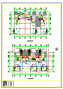某别墅多联空调设计cad线路管线施工方案图