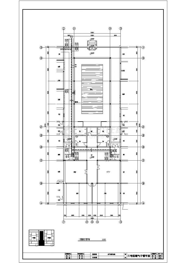 某北京四合院全套施工暖通CAD完整设计构造图-图一