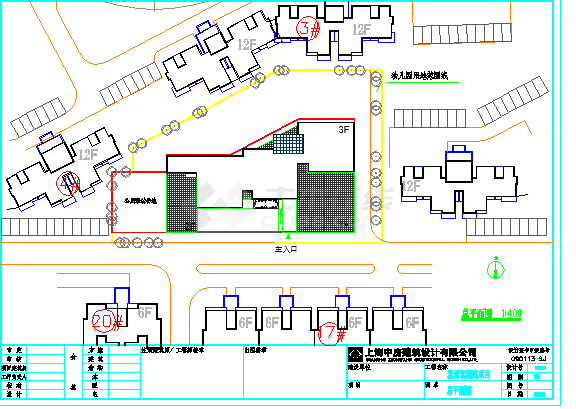 世贸泰州住宅幼儿园(9班+CAD+效果图）-图二