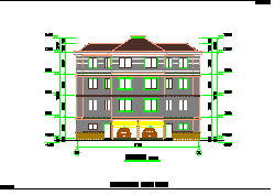 某别墅建筑cad设计施工图纸带效果图_图1