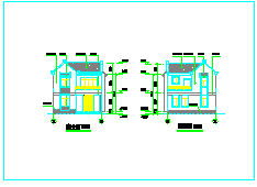 某新农村两层别墅cad建筑设计施工图-图二