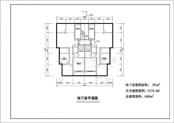 住宅设计_某地区新村高层住宅建筑设计CAD图-图一