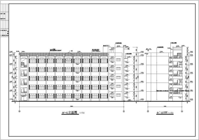 某集美大学教学楼CAD建筑完整详细设计构造全套图_图1