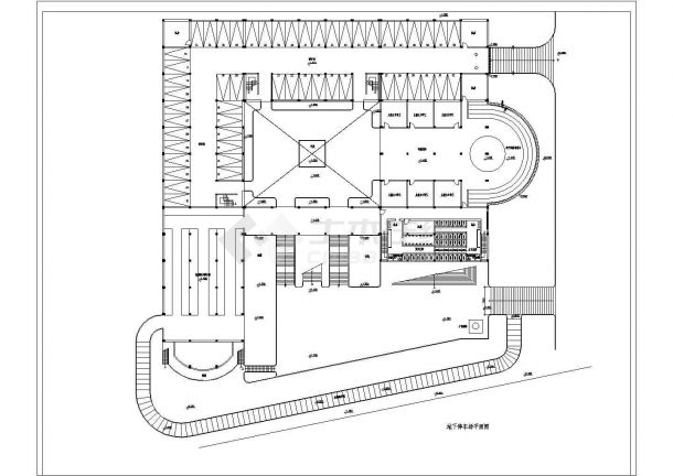 某欧式教堂CAD设计完整详细构造方案图-图一