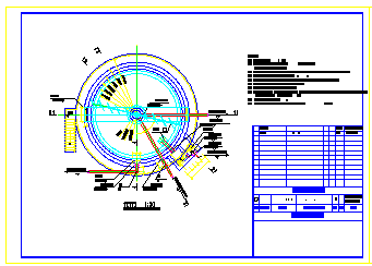 污水处理厂1000方辐流式二沉池施工图（中心周出）_图1