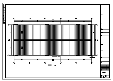 厂房设计_某市单层钢结构厂房工程结构施工cad图纸_图1