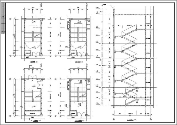 某广东省湛江市鸿达驾校员工宿舍楼工程建筑CAD设计施工图_图1