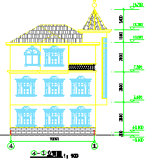 某农村别墅设计CAD布置图