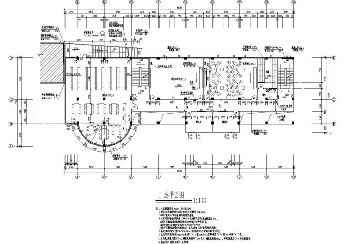 某小学多功能教学楼建筑CAD 节点详细设计施工图_图1