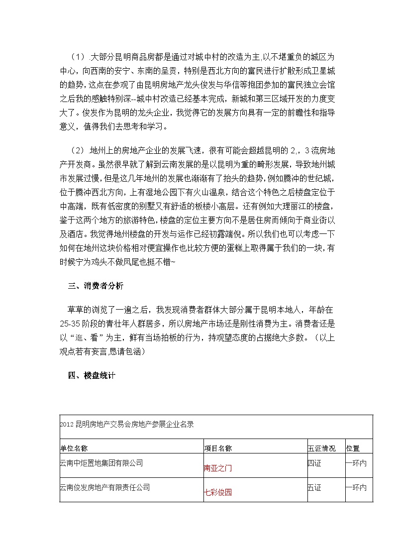 2012年昆明秋季房交会分析报告.doc-图二