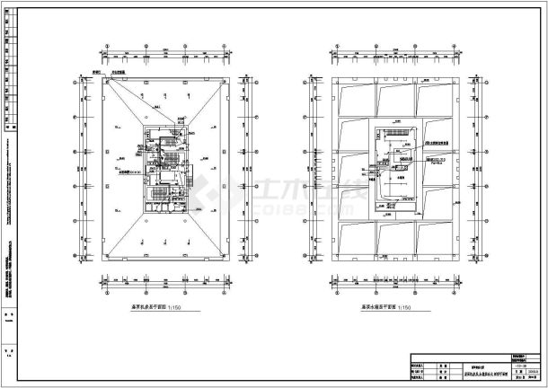 某高层办公楼配电全套电气设计cad施工图-图二