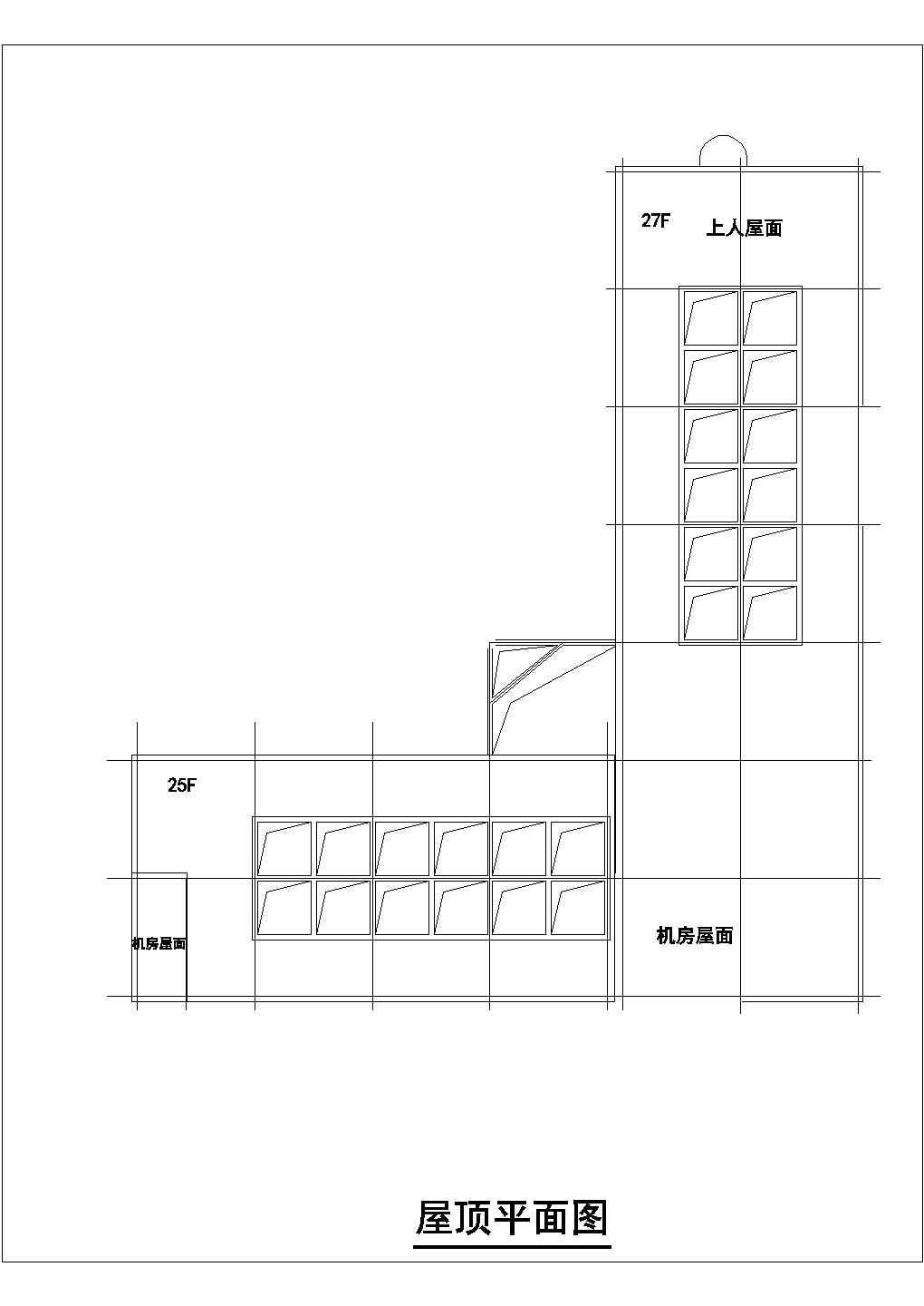 某高层综合商业建筑设计cad平面施工图