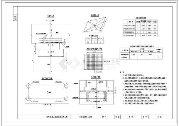 某跨径80m下承式钢管混凝土简支系杆拱桥支座CAD布置及安装-图一