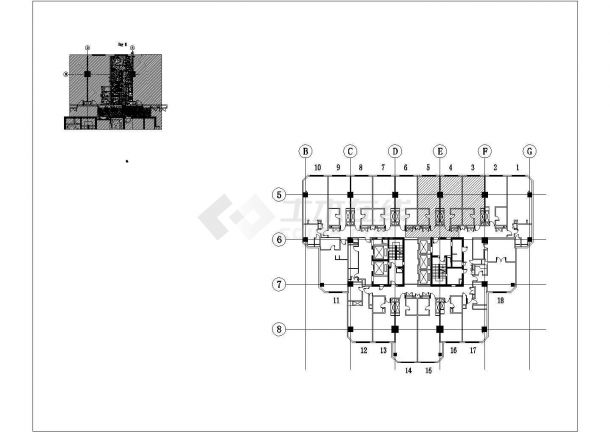 某武汉酒店CAD构造设计完整详细图纸-图一