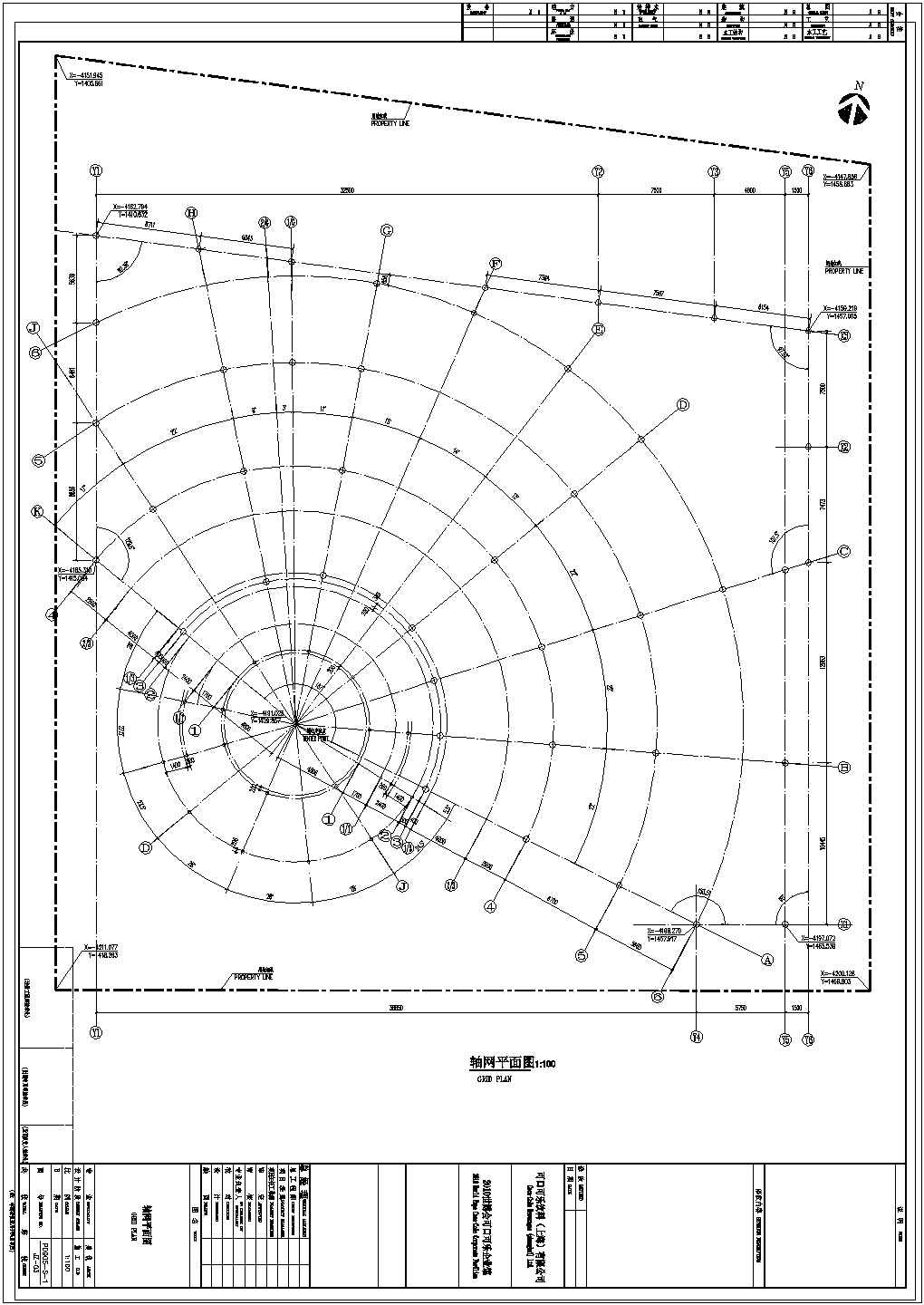 某1894.4平米展览展馆建筑施工图CAD结构施工图平立剖