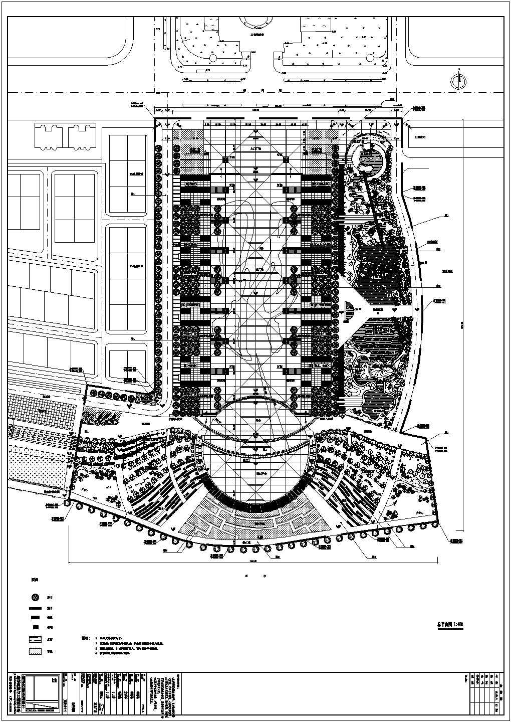 某广东省东莞市石龙镇人民广场CAD完整节点总图