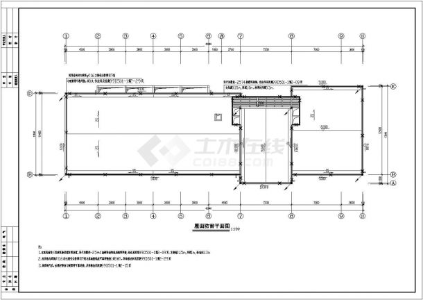 某物流厂区工厂办公楼强电图CAD设计完整-图一