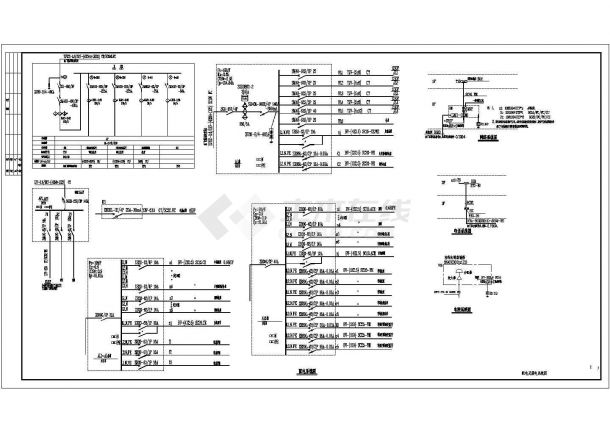 某工业厂房动力配电预留CAD设计图纸-图二