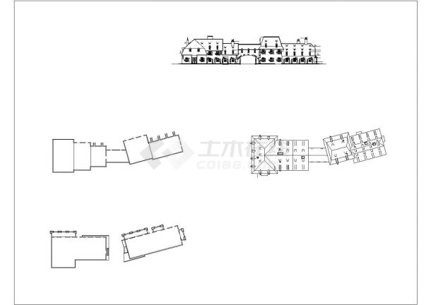 某影楼礼品店CAD详细完整平立剖设计图纸-图一