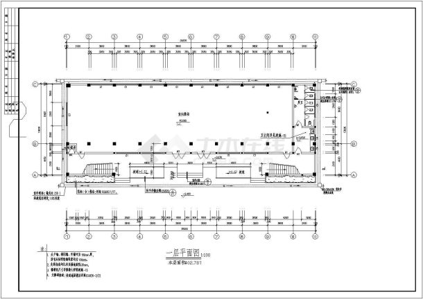 某大堡小学全套CAD完整详细设计施工图-图一