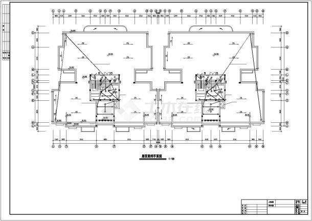 十一层住宅电气CAD图-图一