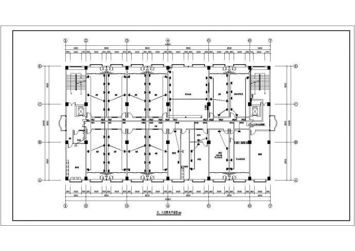 某医院门诊楼住院楼电气图纸全套CAD构造完整设计图_图1