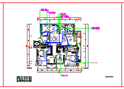 某小区家装室内水电设计施工图纸-图二