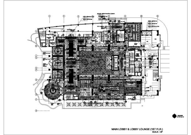 某喜来登大酒店CAD完整节点构造设计施工图-图一