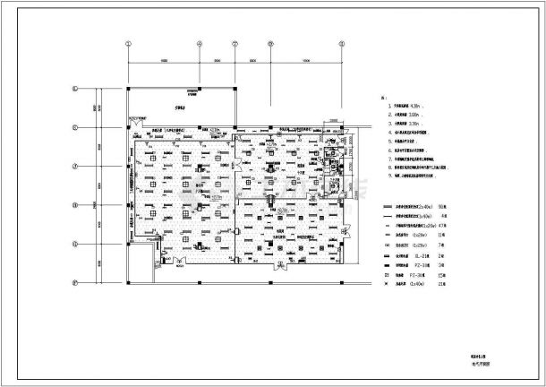 某公司净化工程CAD电气设计详细图纸-图二