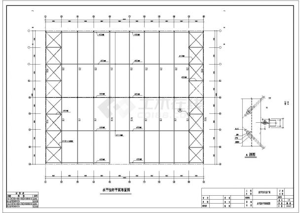 岳阳汽车店结构设计CAD大样构造节点图-图二
