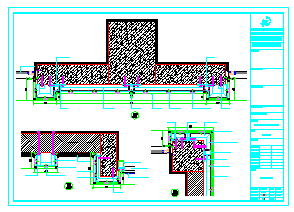 铝塑板幕墙节点设计cad施工图_图1