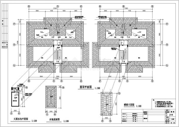 浙江某7层公寓住宅楼建筑工程设计全套施工图（含细部构造详图）-图二