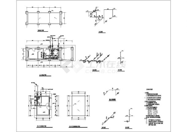 某园林给排水系统CAD构造完整合集-图一