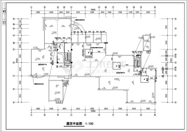 乌鲁木齐市某社区幼儿园2600平米3层混合结构教学楼建筑CAD设计图纸-图二