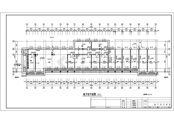 3214平米办公楼建筑设计施工图-图二