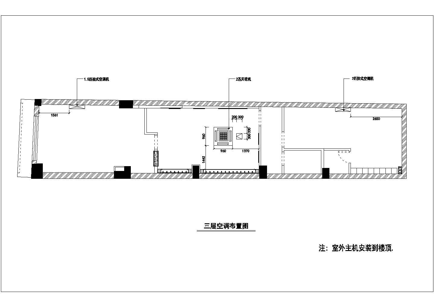 某现代风格室内旗舰专卖店设计cad施工图