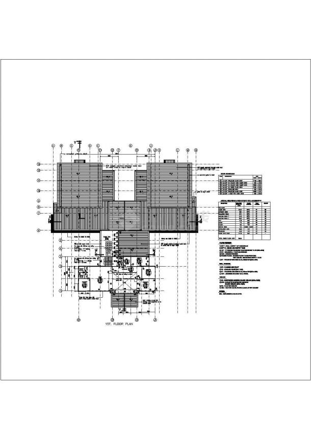 外国某厂房建筑设计CAD图纸（共5张）-图二