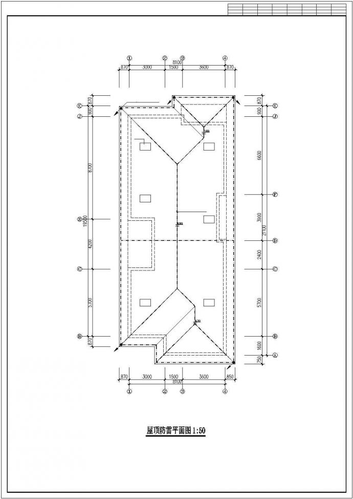 D,E,F型别墅电气弱电设计平面图_图1