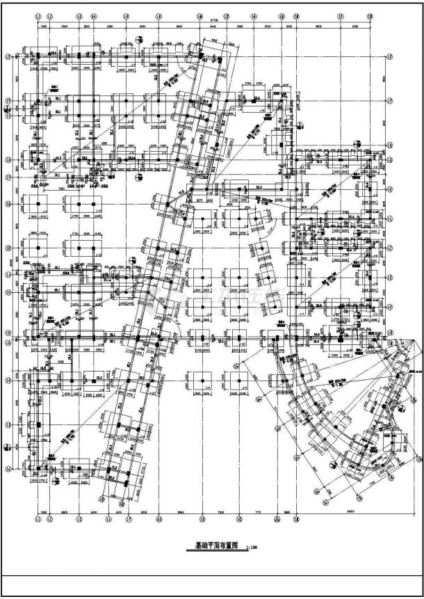 某地区教学楼结构设计全套CAD图纸-图一
