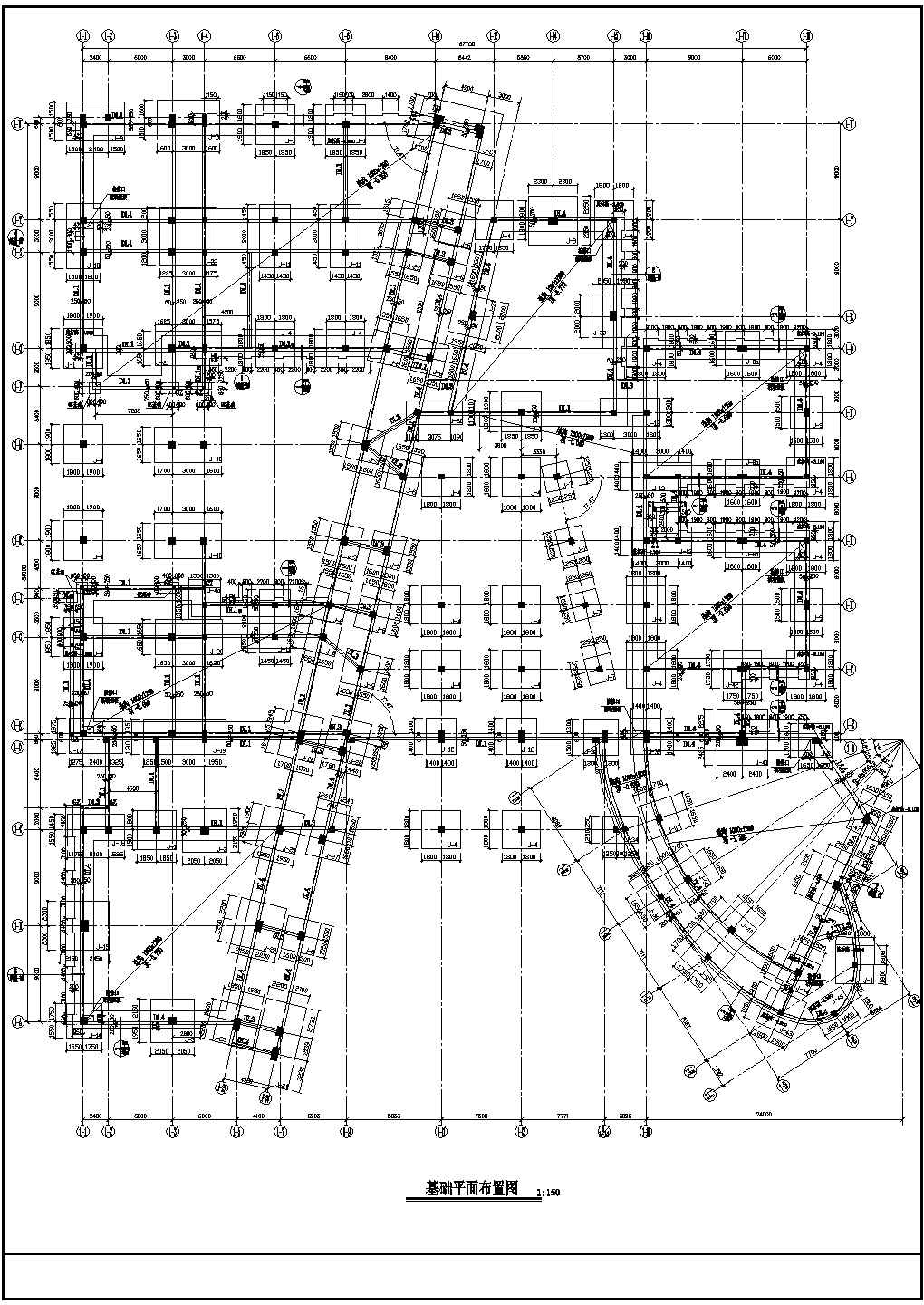 某地区教学楼结构设计全套CAD图纸