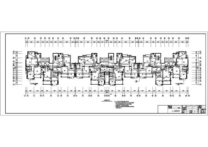 某高层住宅电气方案设计CAD图_图1