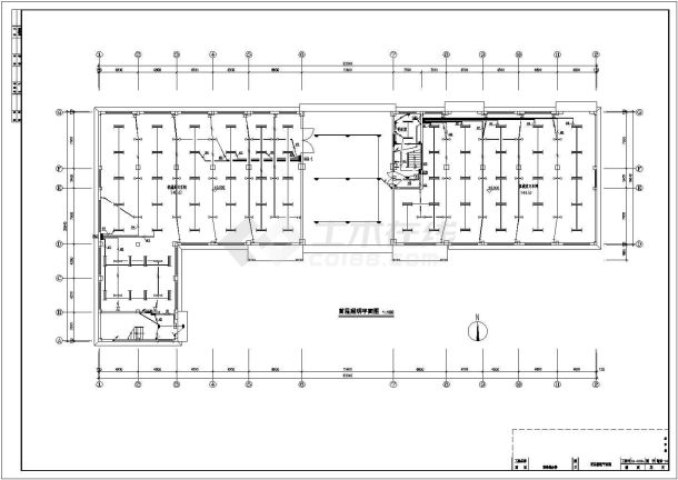 某211名校教学楼电气设计CAD施工方案-图一