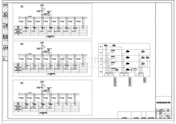 某100级超净实验楼强电CAD设计详细全套图纸-图一