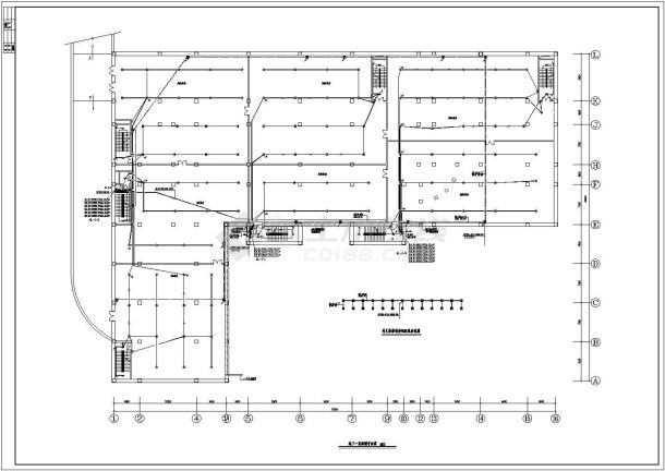 某教学楼照明图纸含地下两层CAD大样设计详细-图一