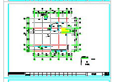 黄山水镇框架结构2层商铺特色徽派建筑施工图纸_图1