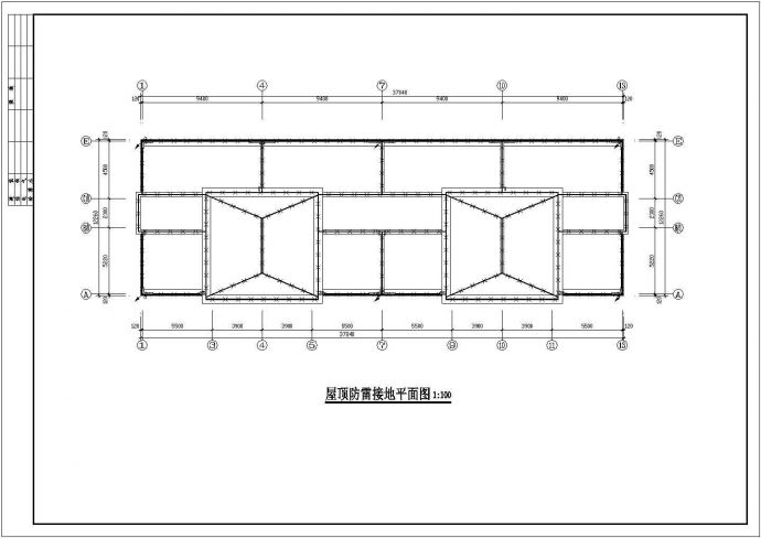 3层砖混结构联排别墅电气设计CAD施工图_图1