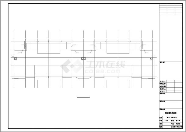 邯郸市云海花园小区3层框架结构高档别墅给排水设计CAD图纸-图一