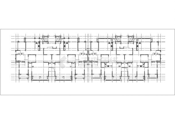 南昌市成安花园小区33层剪力墙结构住宅楼给排水设计CAD图纸-图一