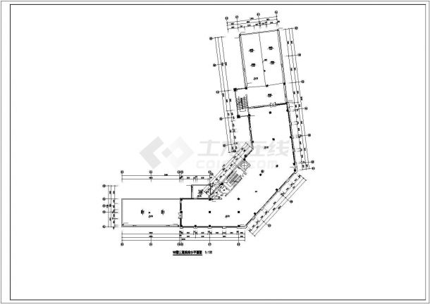沈阳市某4层高档商务娱乐会所全套给排水设计CAD图纸-图二