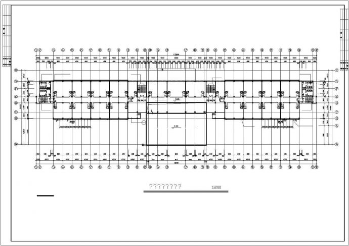 某大型教学楼建筑施工CAD设计图纸_图1